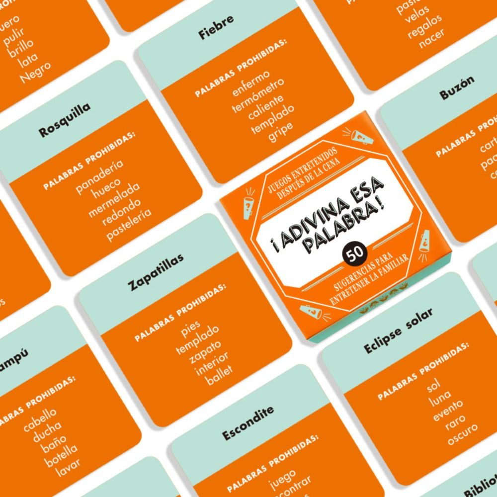 Party Games Name - Cartas de Jogo Espanhol Divertidas, Interativas,